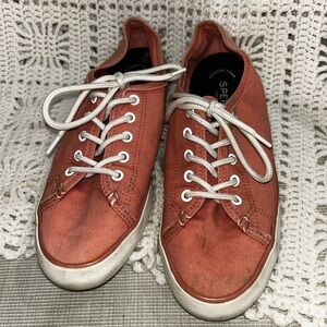Sperry Women's coral Canvas Sneakers